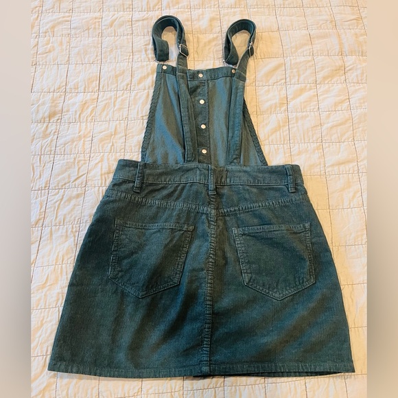 PacSun corduroy button up overall mini dress - Picture 2 of 3